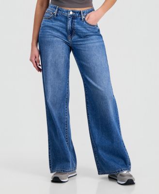 Juniors' Baggy Wide-Leg Jeans