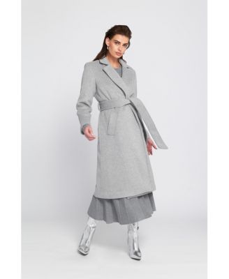 Women's Melton Wrap Coat Belted/Wrap