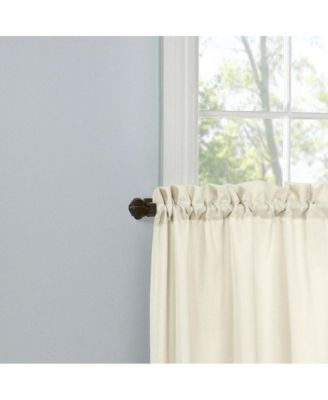 Rhapsody Lined Light Filtering Thermal Barrier Curtains Rod Pocket Curtain Tiers Pair