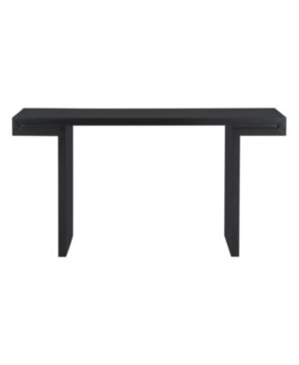 Large 60-Inch Console Table with Geometric Design and Painted Finish