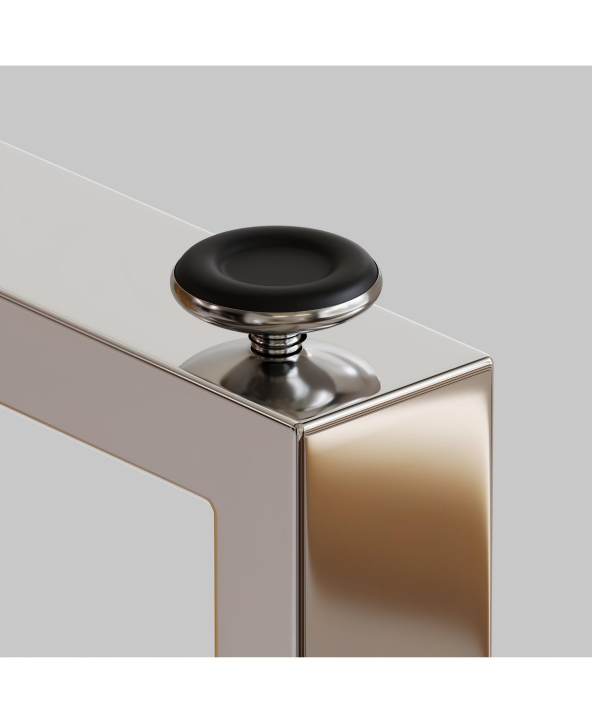 Streamdale 51" Modern Minimalist Glass Dining Table for 4-6 with Tempered Glass & Chrome Legs