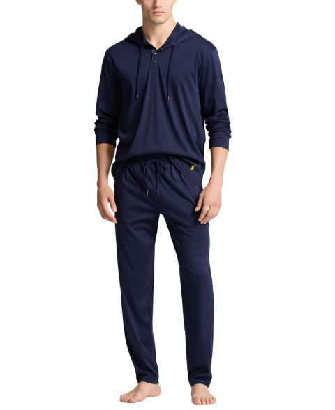 Пижамные брюки для мужчин, на резинке — Polo Ralph Lauren, цвет: Тёмно-синий / Золотой