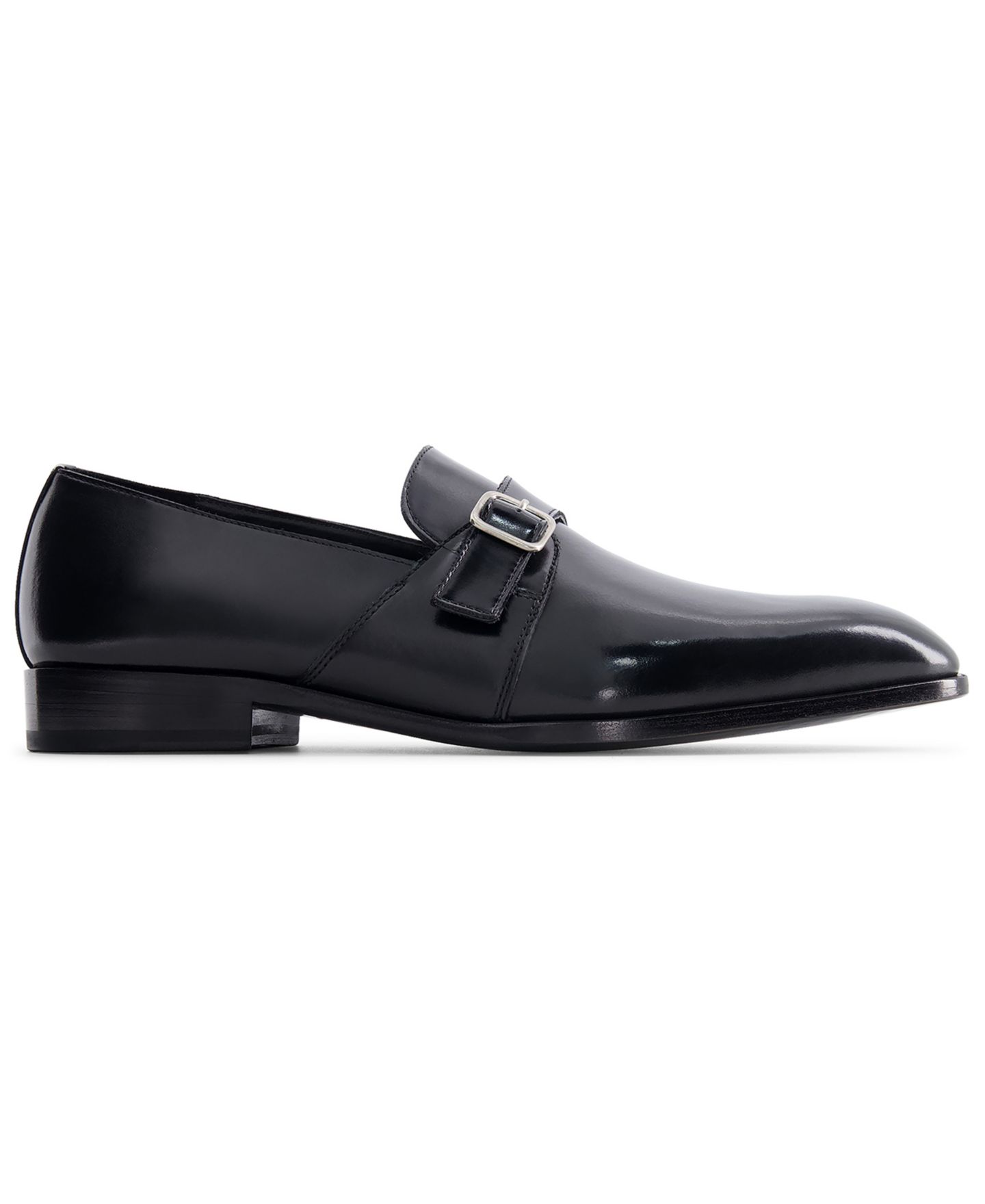 Мужские туфли Anthony Veer Dunhill Single Monk Dress Loafers, цвет: Чёрный — фото 2