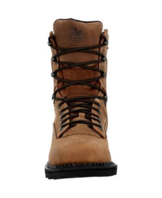 Men's Comfort Core Waterproof Low Heel Logger Work Boot