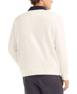 Men's Regular-Fit Kangaroo Pocket Polo Sweatshirt