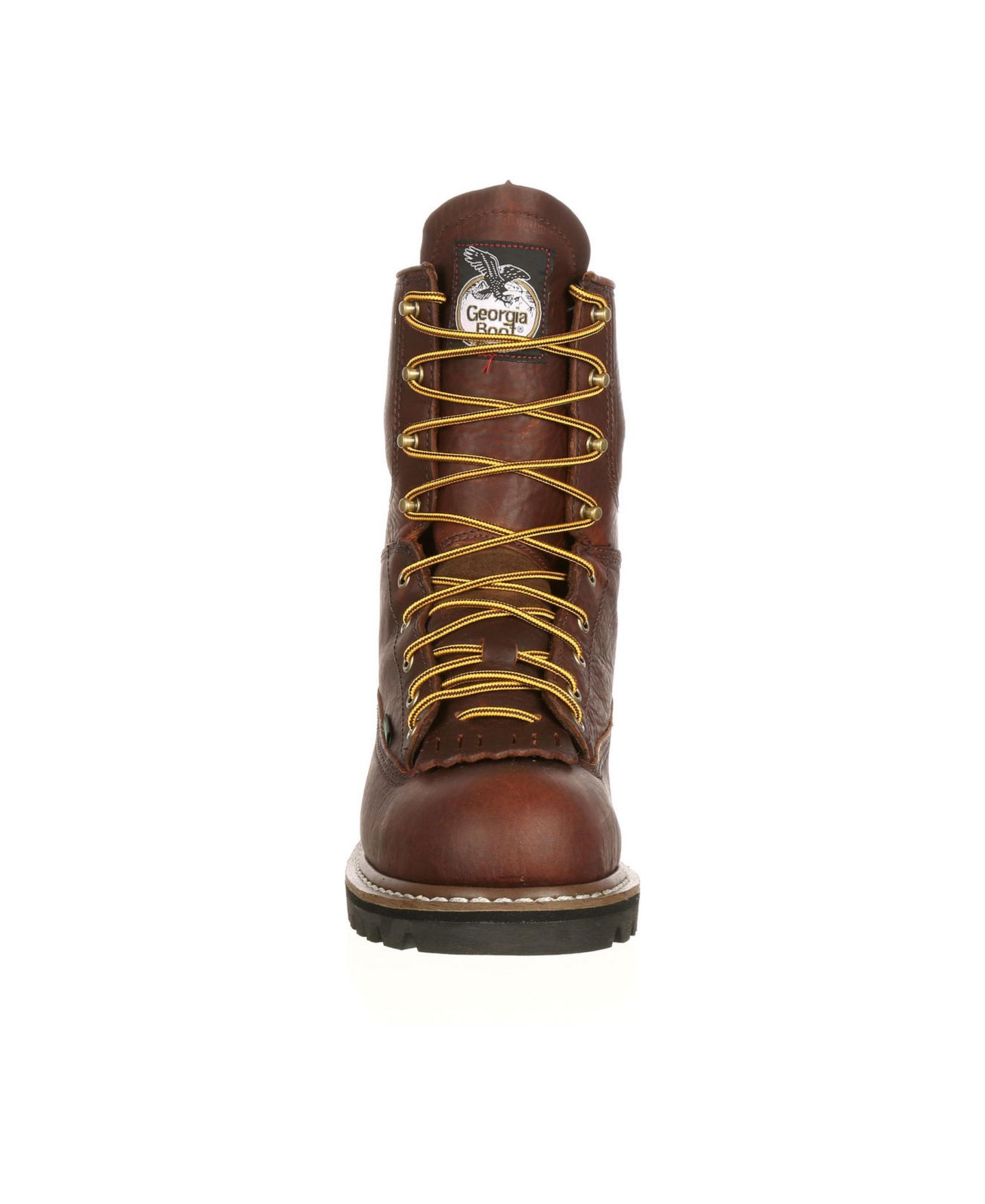 Мужские ботинки GEORGIA BOOT Steel Toe Waterproof Lace-To-Toe Work Boot, цвет: Коричневый — фото 8