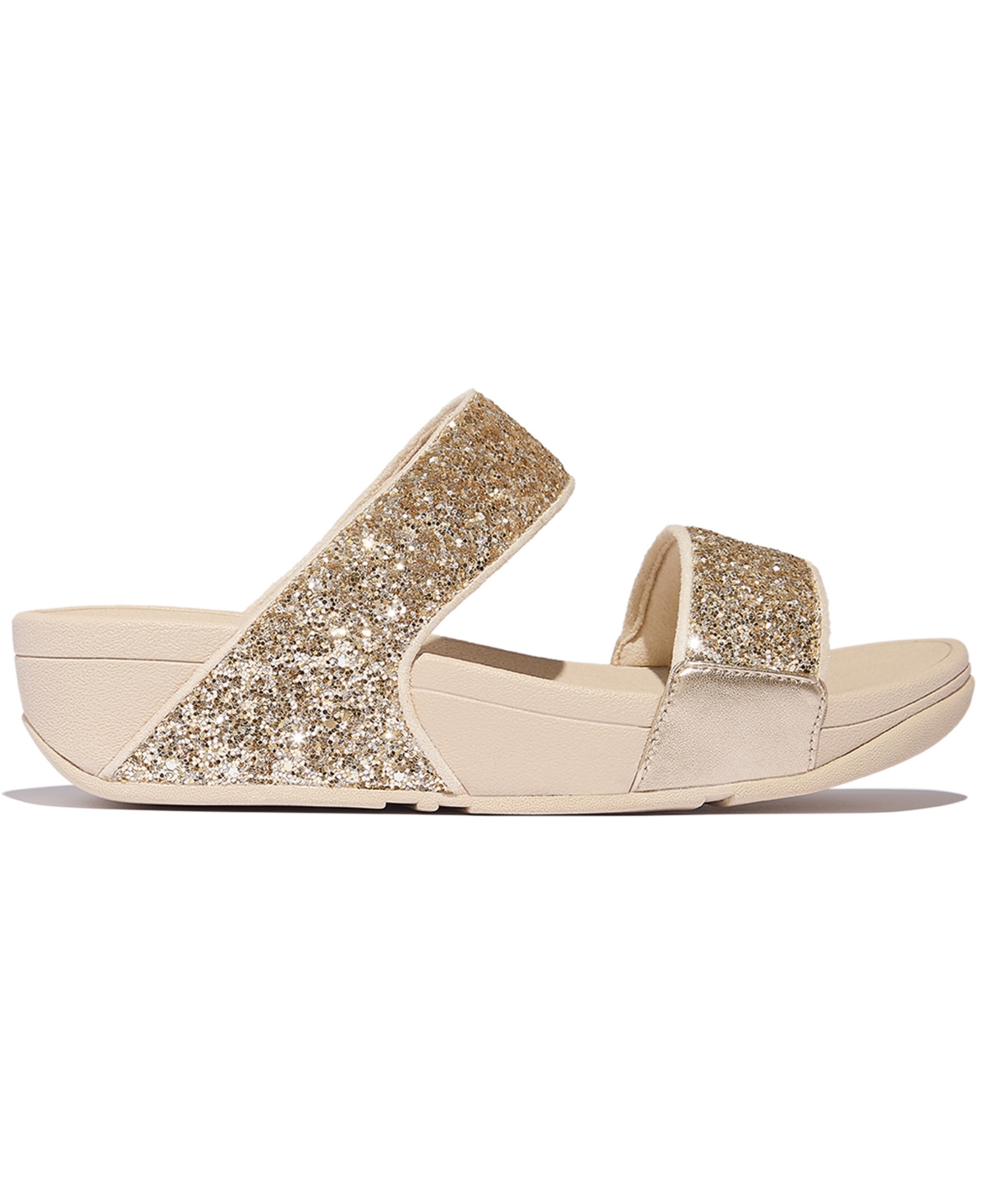 FitFlop Women's Lulu Multi-Tonal Glitter Wedge Sandals