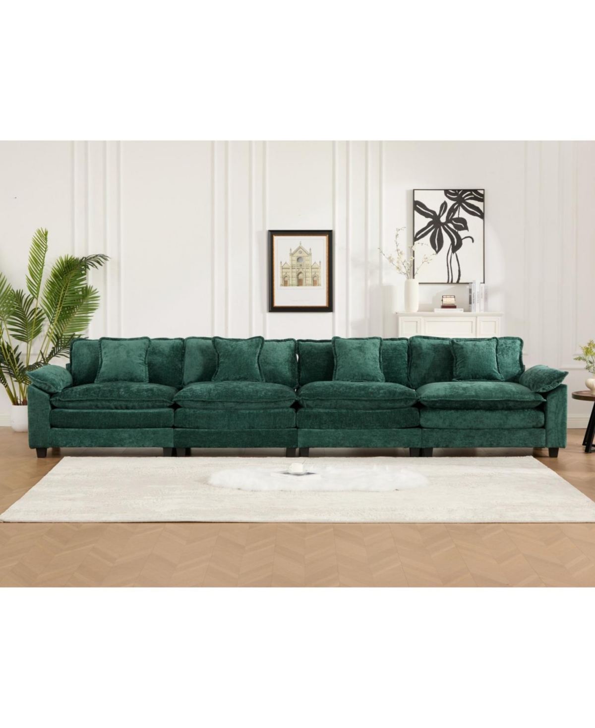 Streamdale Furniture Streamdale Cloud Couch: Flexible, Modular Chenille Sofa for Ultimate Comfort