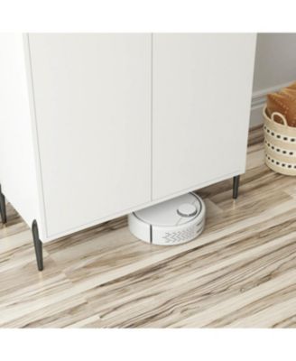 Streamdale Home wine bar cabinet with rack & shelf, modern sideboard buffet