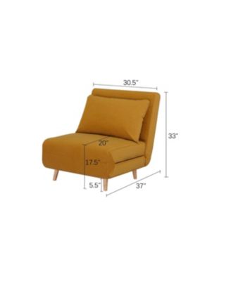 Max Sofa Bed - 3 in 1 Upholstered Chair Bed-Convertible Sleeper Sofa Chair