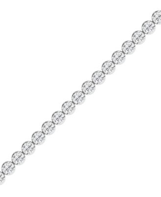 Diamond (12 ct. t.w.) Bracelet in 14k White Gold