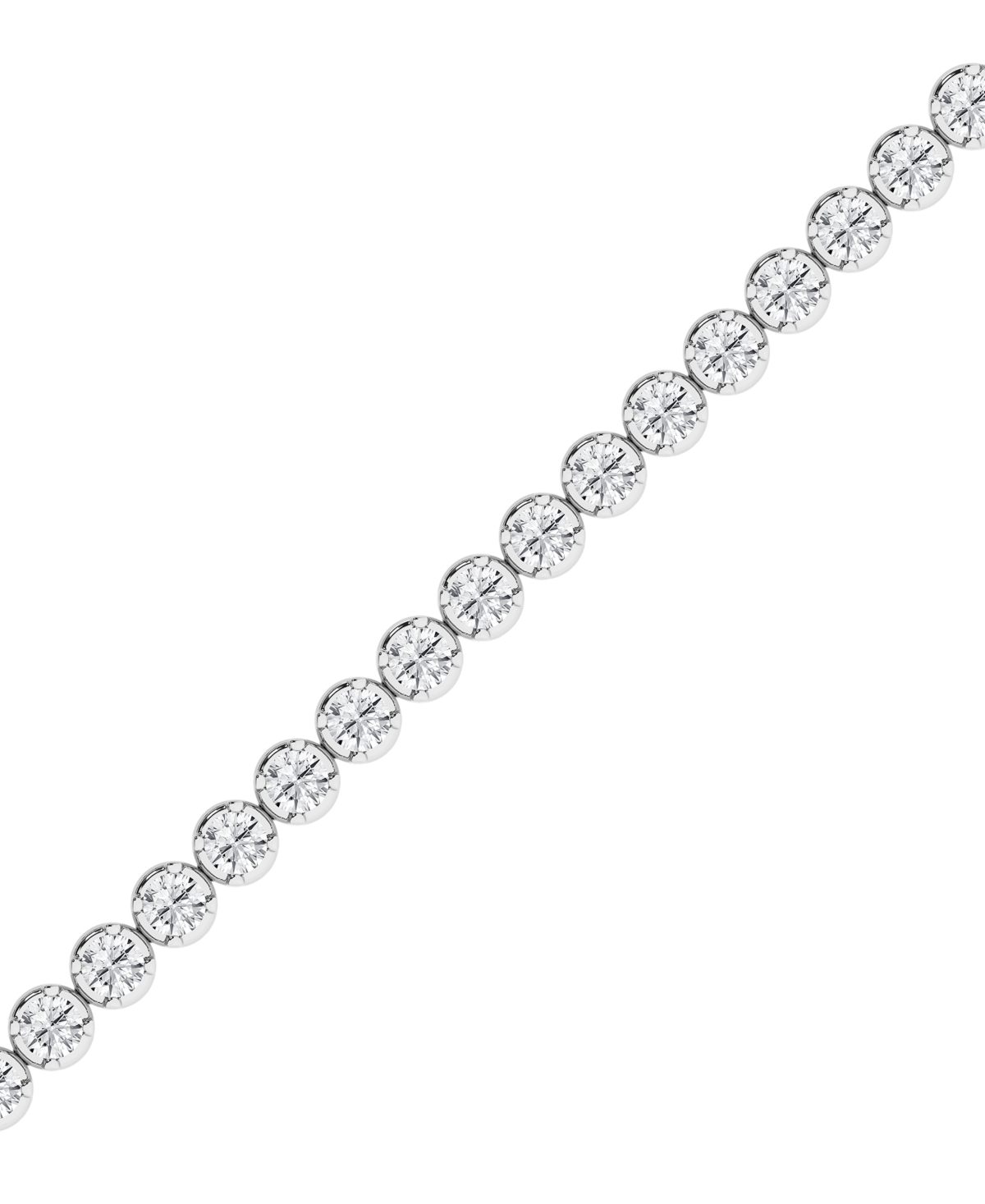 Macy's Diamond (12 ct. t.w.) Bracelet in 14k White Gold