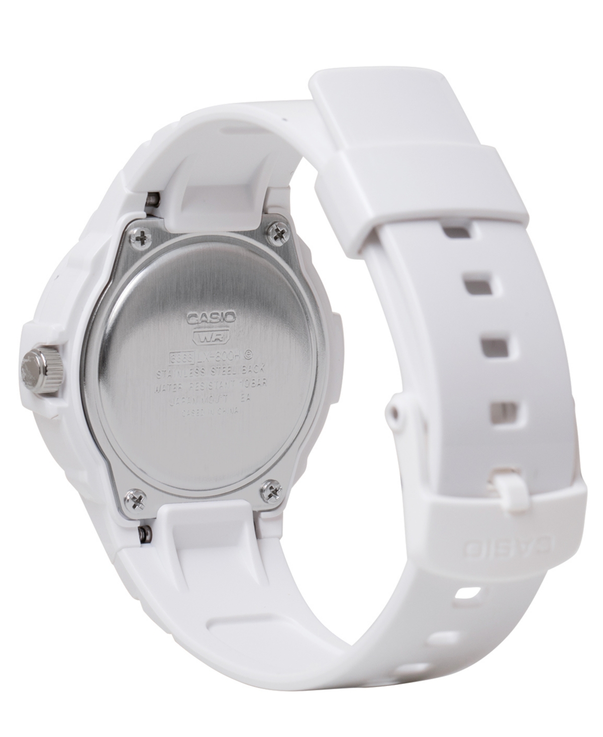 Casio Women's White Resin Watch, 34.7mm In White