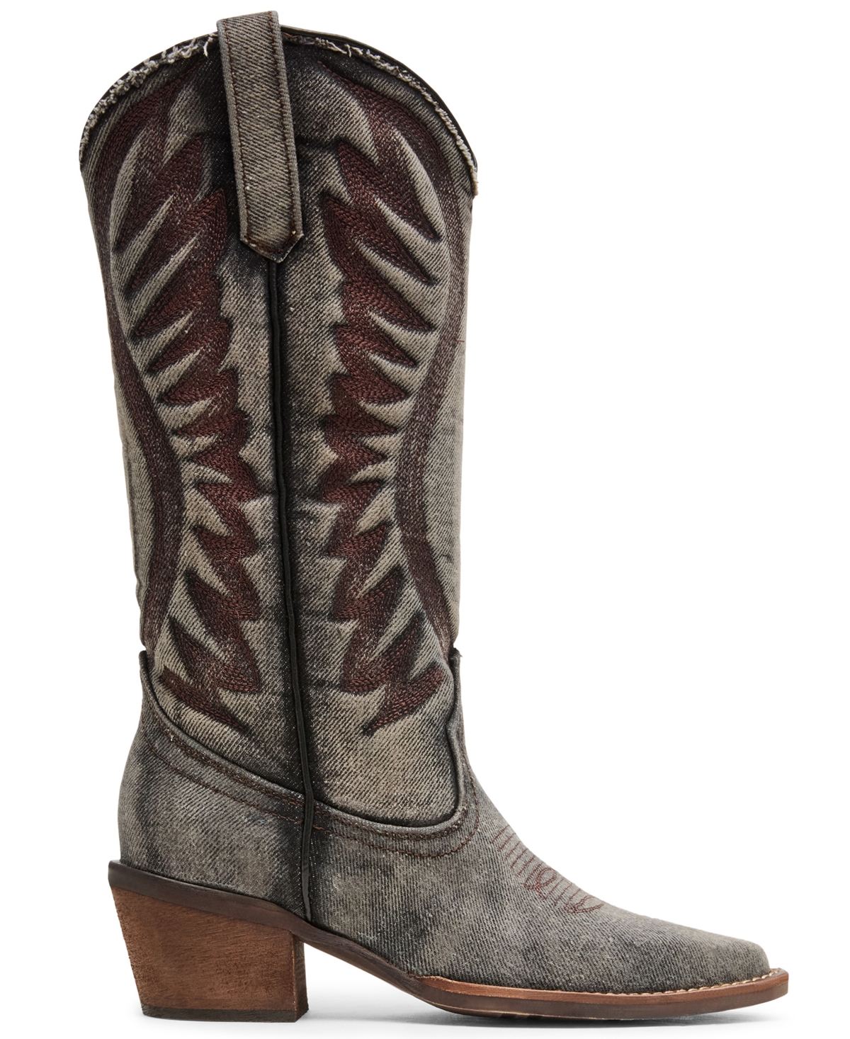 Steve Madden Women's Albany-d Western Cowboy Boots