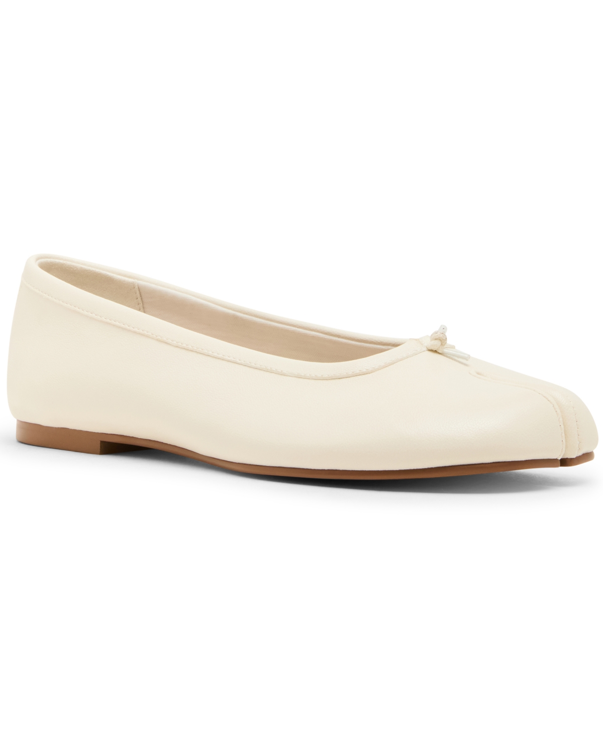 Steve Madden Women's Calico Ballet Flats - Bone - Size 8 - Leather