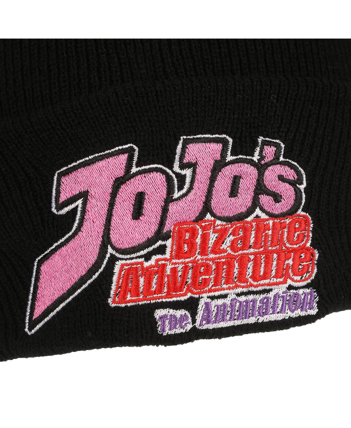 Jojo's Bizarre Adventures Men's Jojo's Bizarre Adventrue Jojos Logo Embroidery Acrylic Knit Cuff Beanie