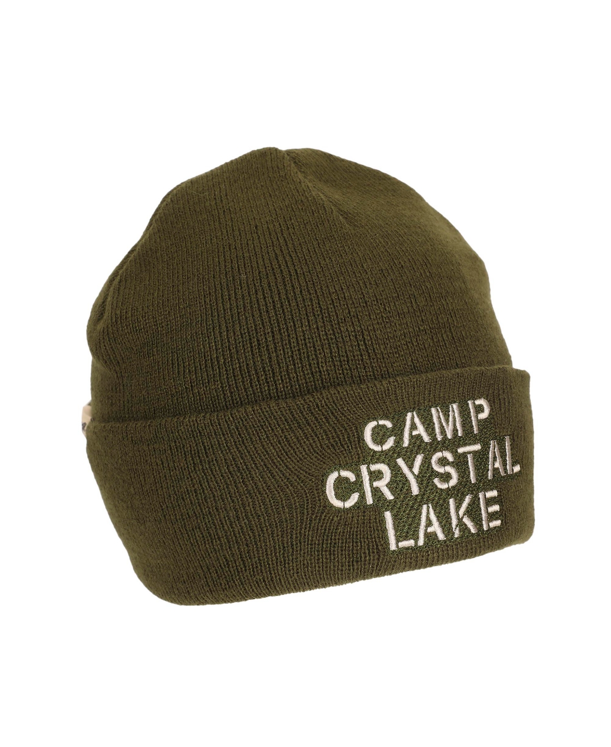 Friday the 13th Men's Camp Crystal Lake Adult Ribbed Knit Beanie