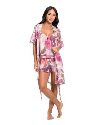 Women's Taylor Printed Satin Wrapper