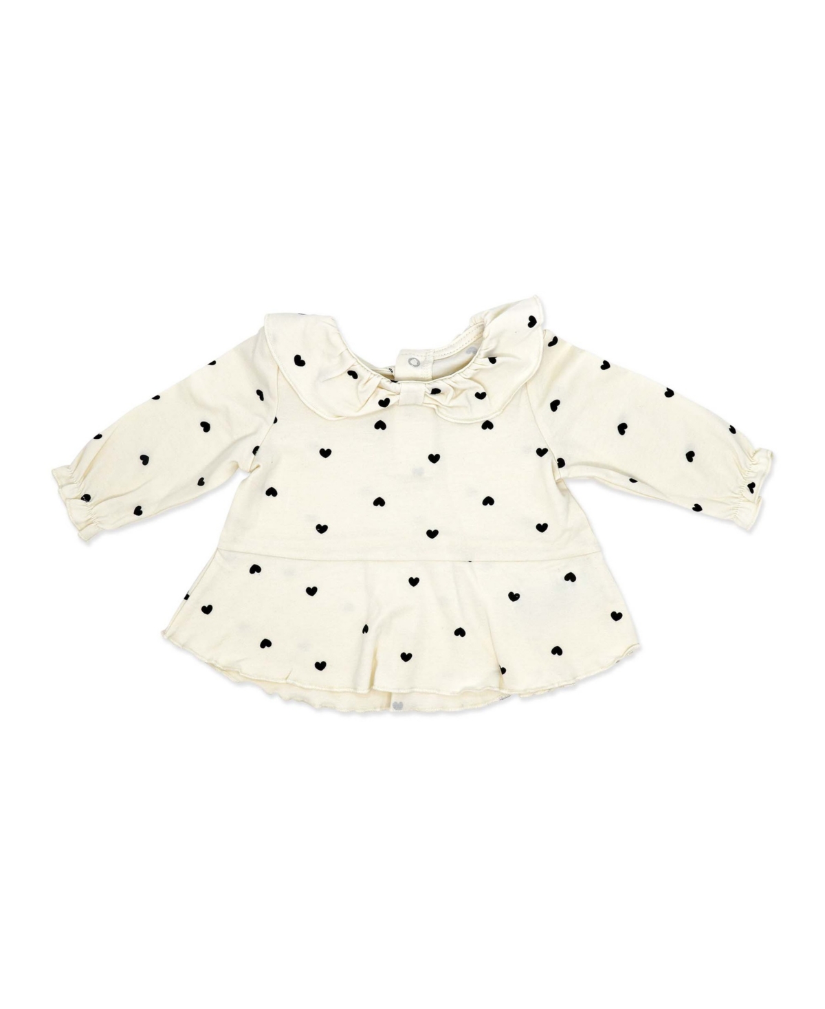 Baby Mode Girls' Tiny Hearts Print Top, Leggings and Headband, 3-Piece Set