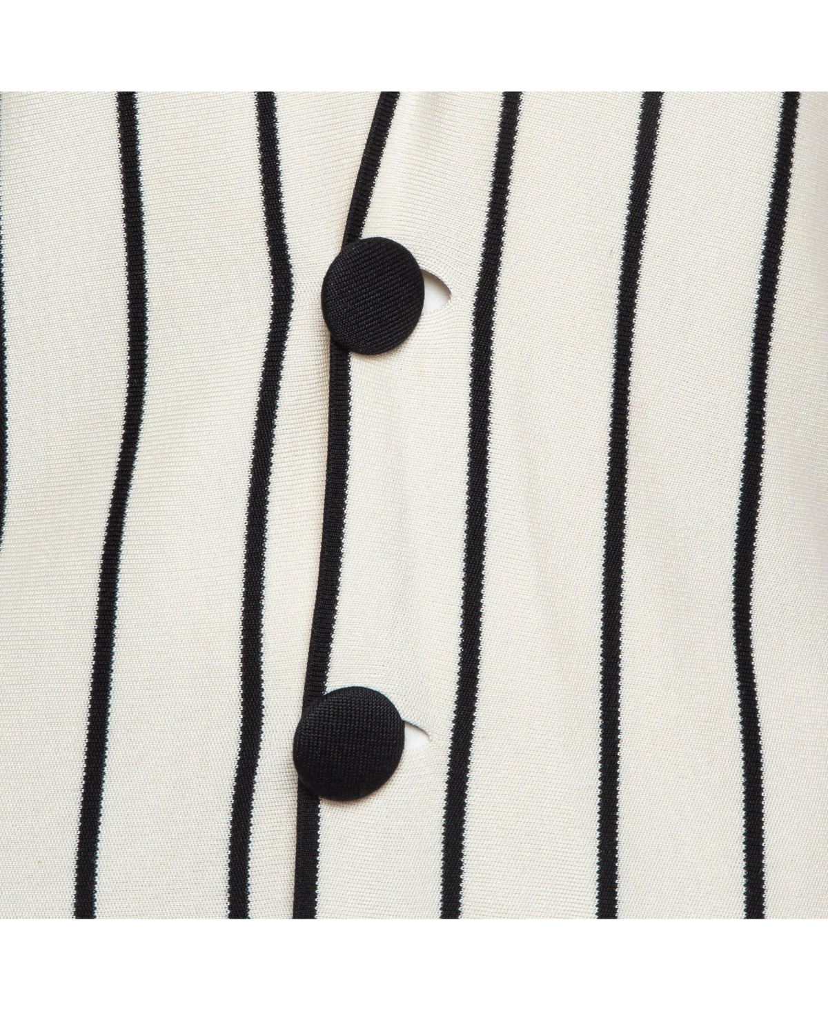 Pre-Owned Balenciaga Women's Cream Striped Silk Knit Cardigan