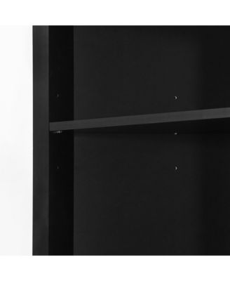 68.9"H Triangle Tall Cabinet with 3 Drawers and Adjustable Shelves for Bathroom/Living Room