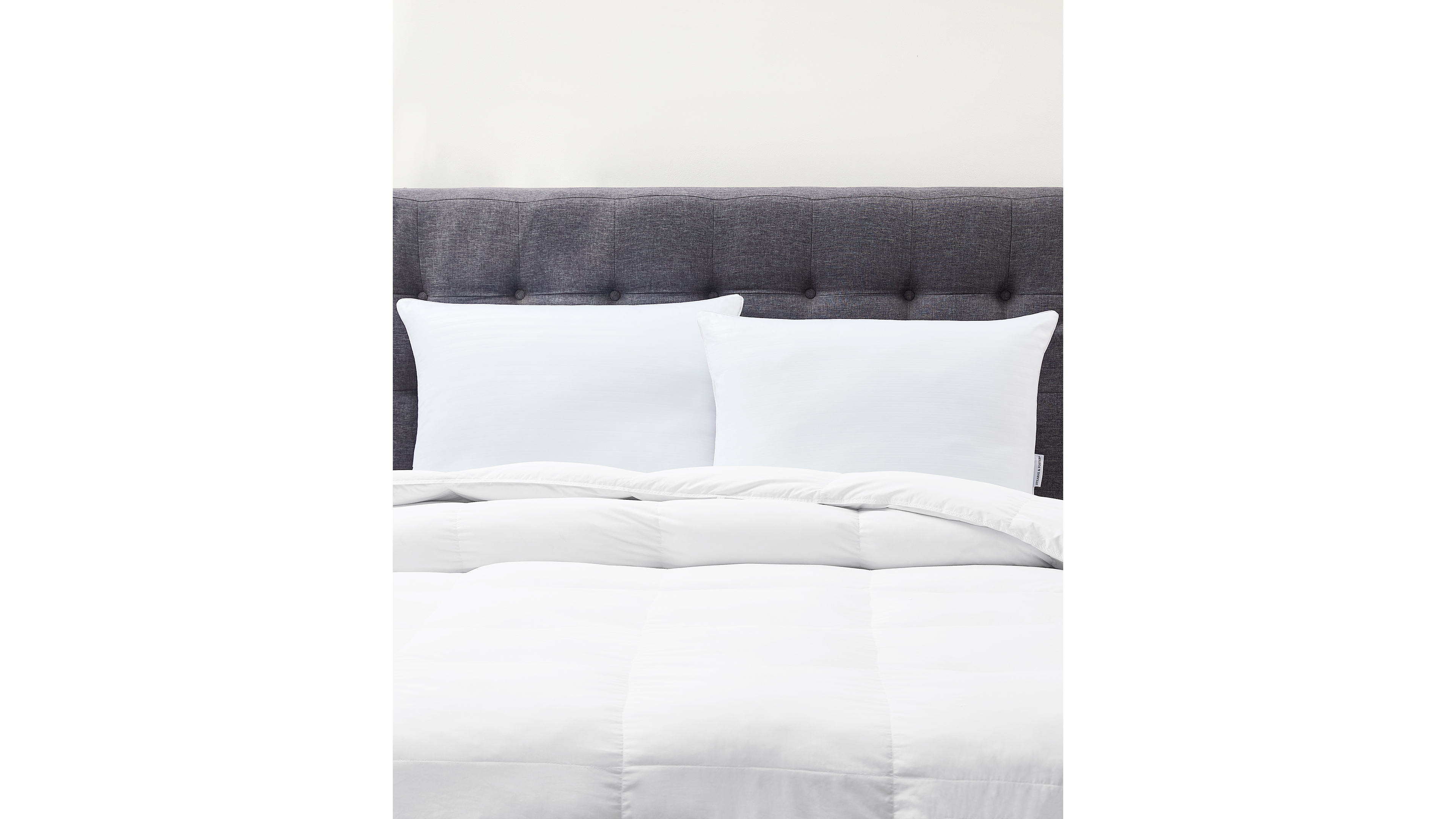 Stearns & Foster Soft Microfiber 2-Pack Pillow, Jumbo