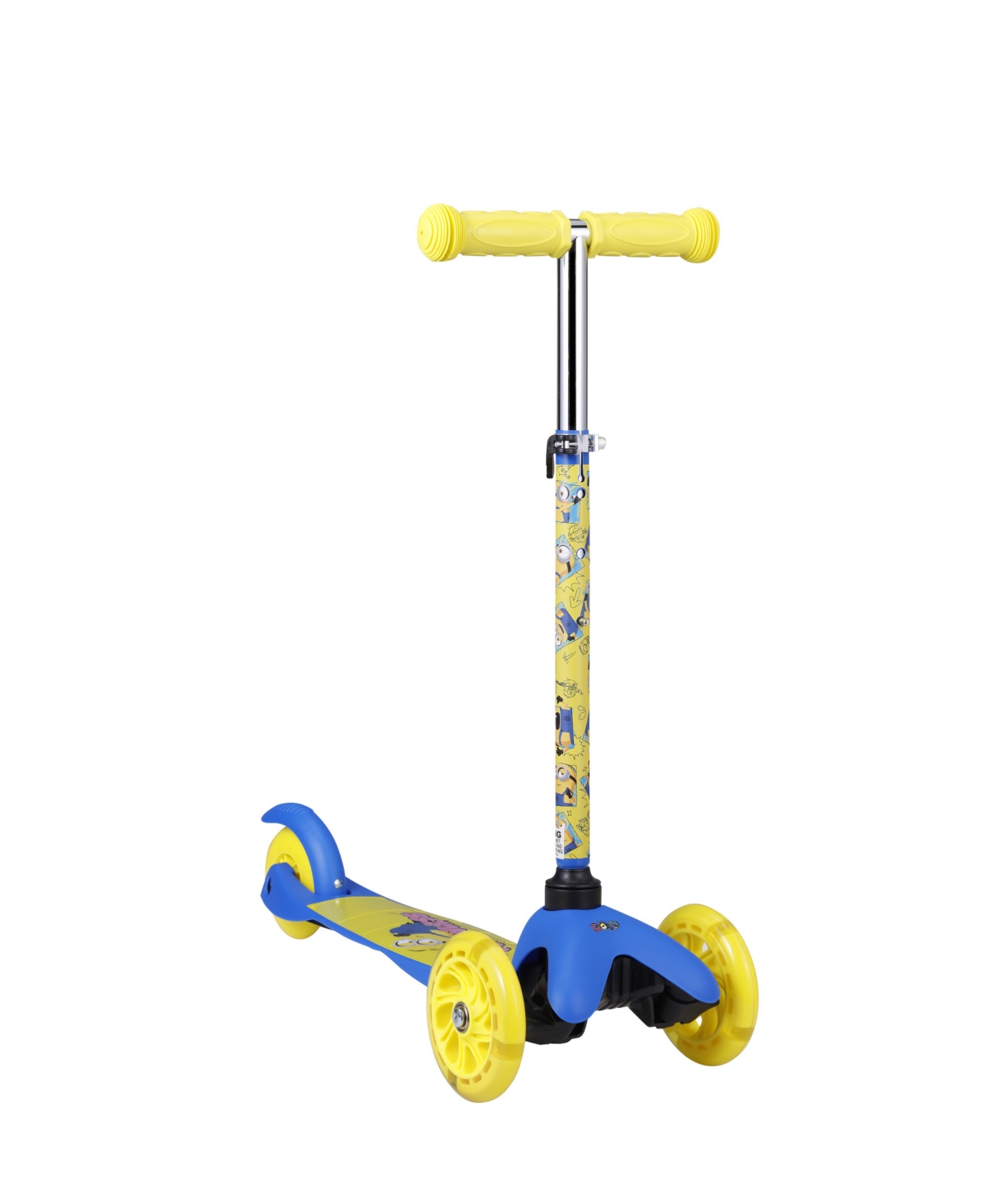Minions Tilt Turn Scooter Light Up Wheels