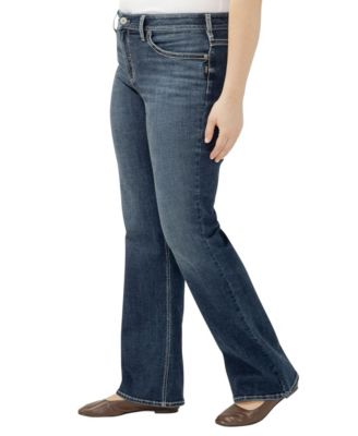 Plus Size Suki Mid Rise Curvy Fit Bootcut Jeans