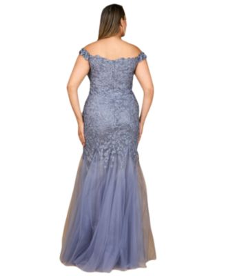 Women's Off Shoulder Mermaid Gown