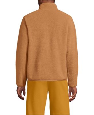 Men's Half Zip High Pile Fleece Pullover