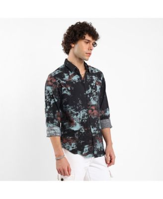 Men's Contrast Dab Shirt