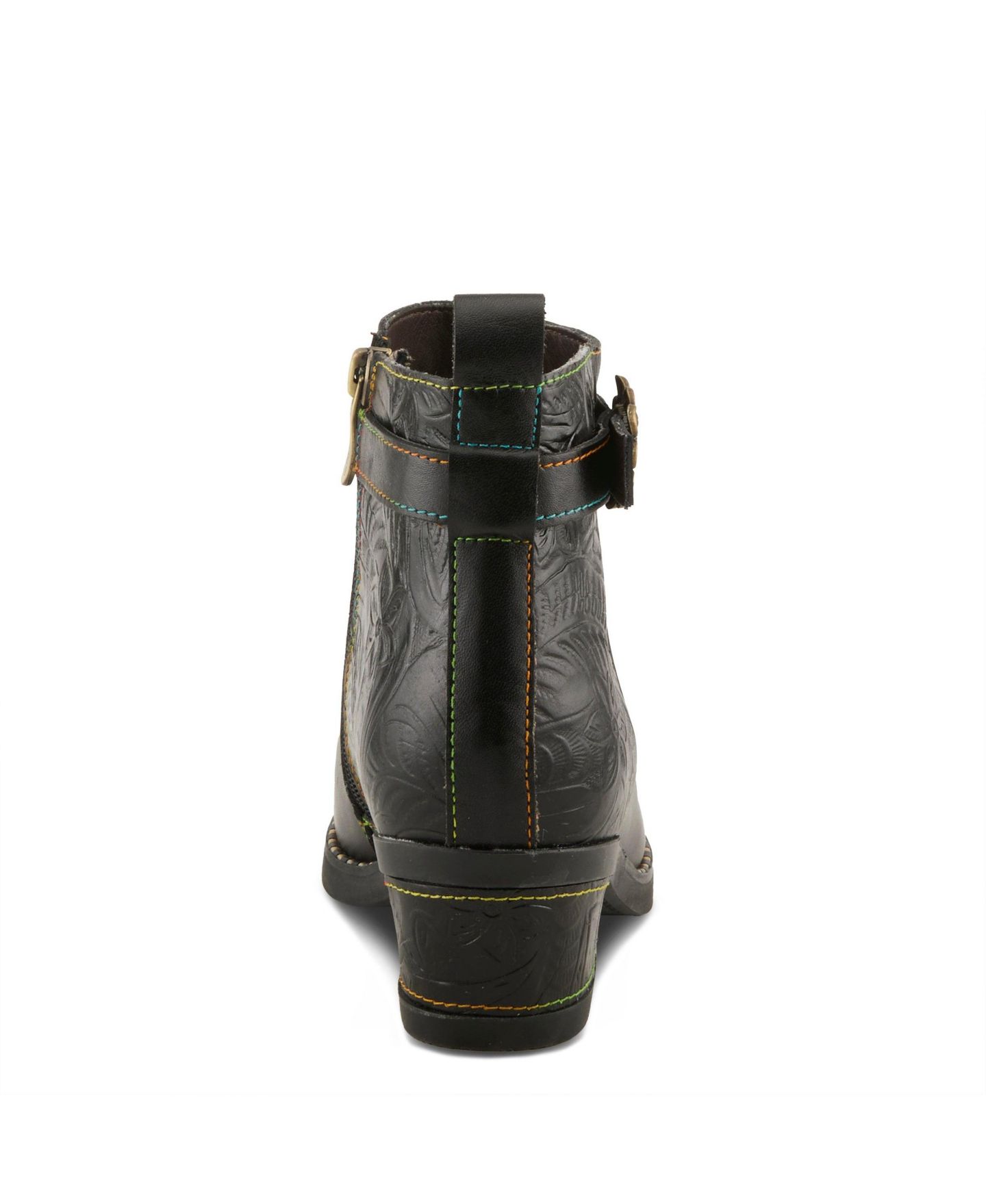 Женские ботинки L'Artiste Leather Ankle Boot, With Zipper Closure, Cushioned Insole, Faux Fur Lining, цвет: Чёрный — фото 4