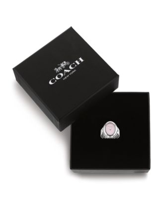 Women's Sammy Silver Tone Stainless Steel Ring Watch, 18mm