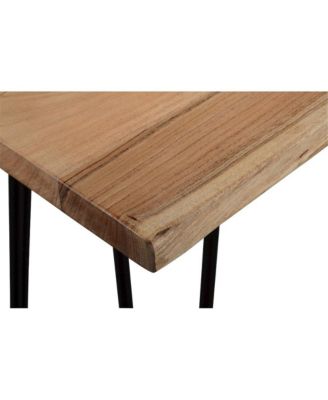 Nature's Edge Solid Acacia Four Piece 72" Counter Height Dining Set