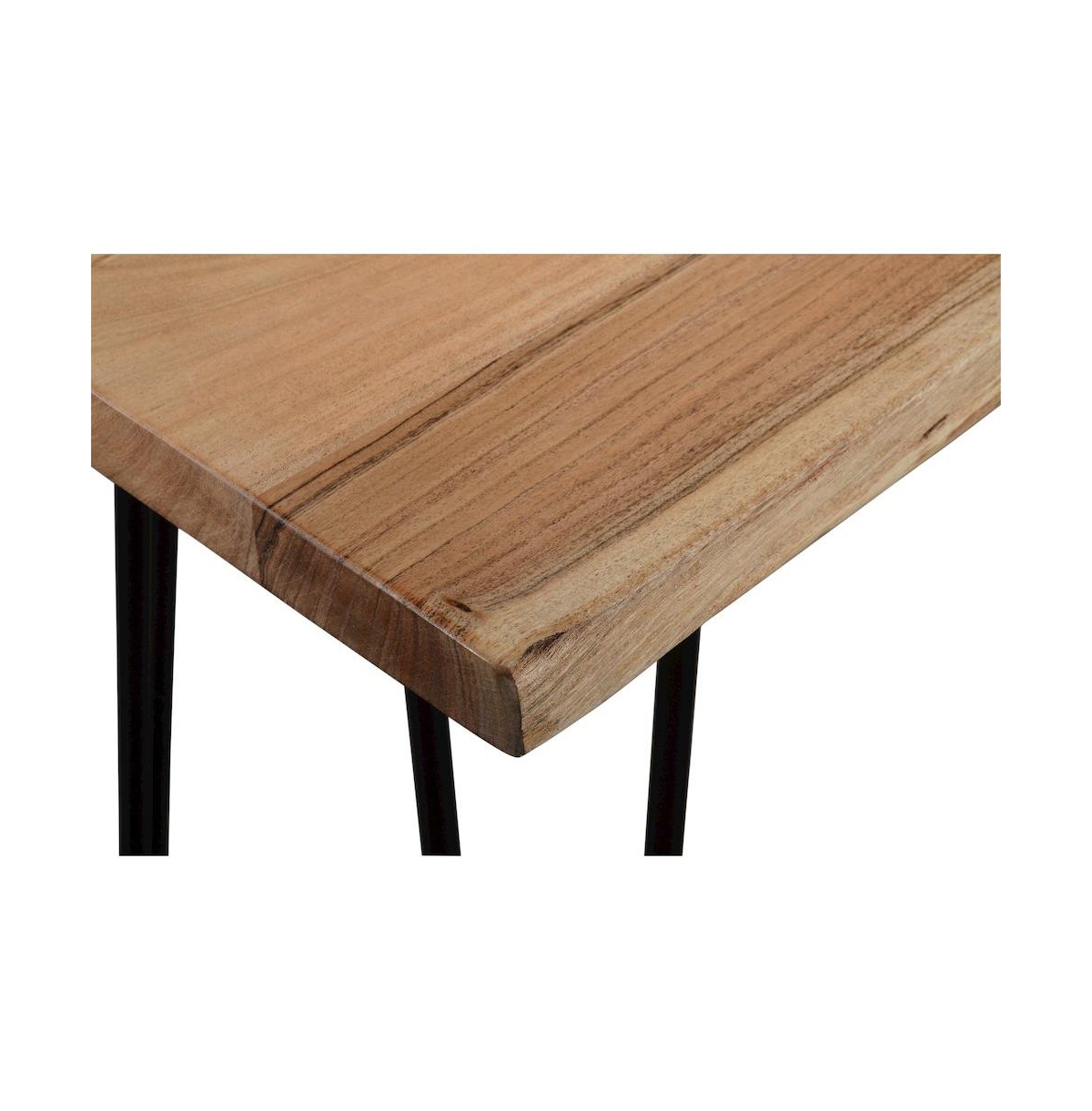 Jofran Nature's Edge Solid Acacia Four Piece 72" Counter Height Dining Set