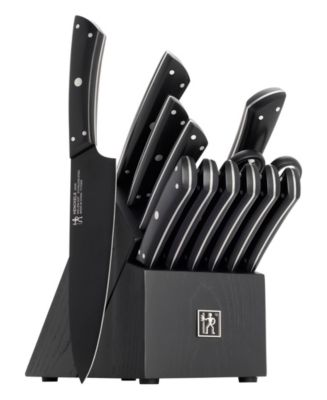 Henckels Noir 13-Pc. Knife Block Set - Macy's