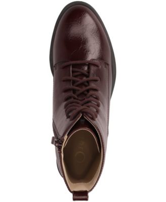 Women's Vienna Lace Up Stacked Heel Booties