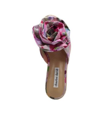 Womens Crash Floral Wedge