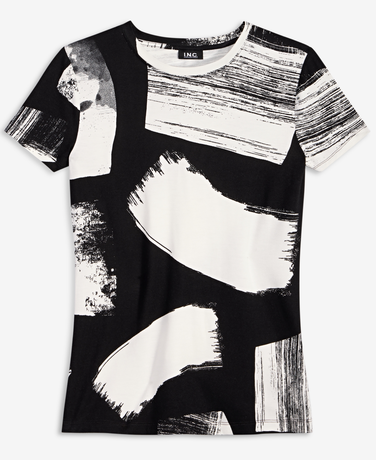 I.n.c. International Concepts Women's Short-Sleeve Printed Crewneck T-Shirt, Macy's Exclusive