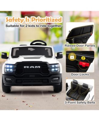 24V 2 Seater Ride on Truck w/Remote Control 3 Speeds Bluetooth LED Headlight