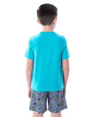 Boys Pajamas Mystery Machine 2PC Short-Sleeve Pajama Short Set Lounge Sleepwear
