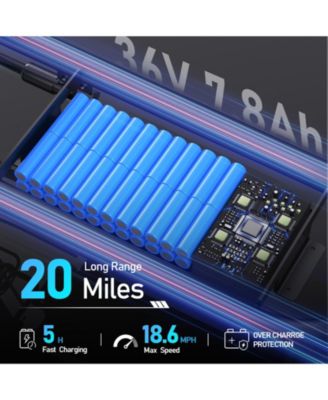 Electric Scooter for Adults, Foldable Scooter with 550W Motor 18.6 MPH 20 Mile Distance