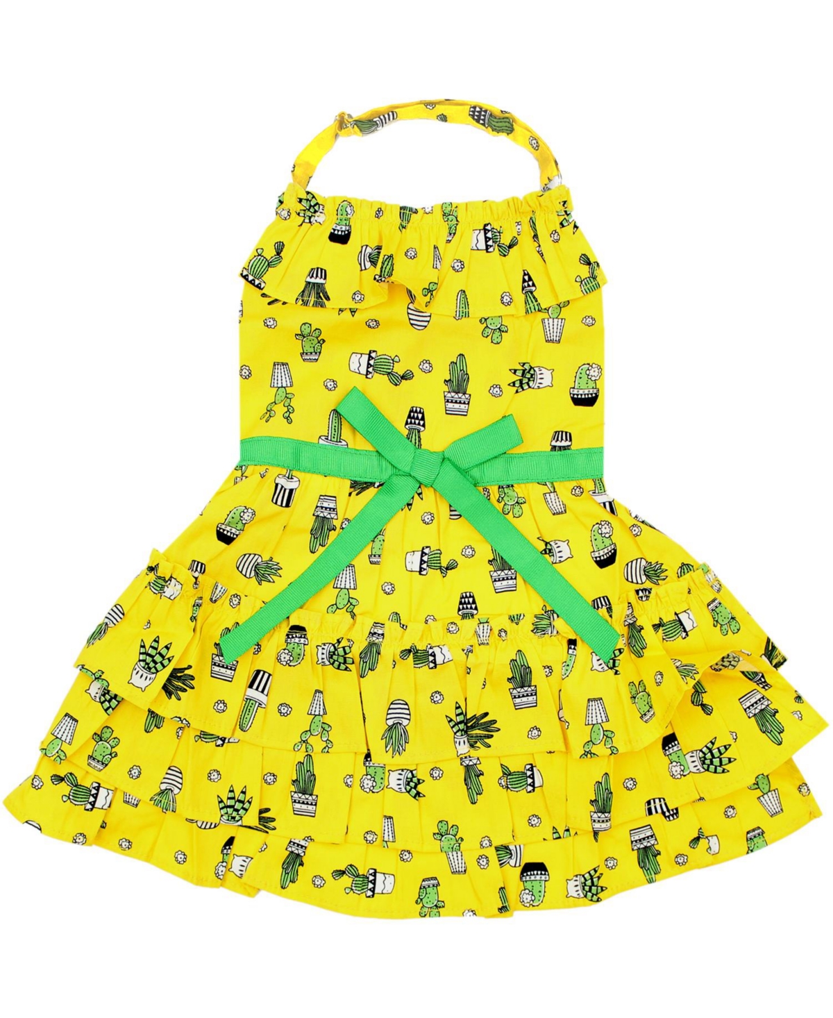 Parisian Pet Cactus Tiered Dress