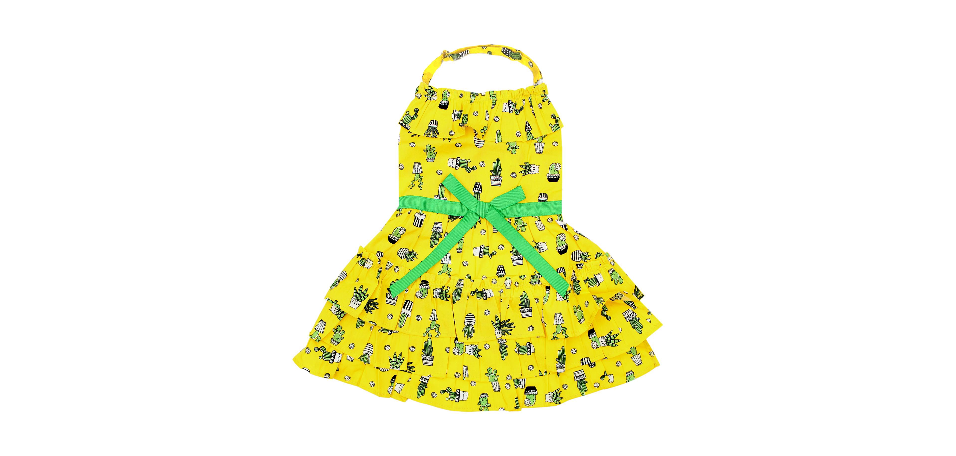 Parisian Pet Cactus Tiered Dress