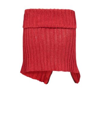 Women's Cashmere Blend Zippered Knit Skirt