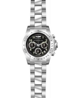 Men's 17025 Speedway Quartz Chronograph Black Dial Watch