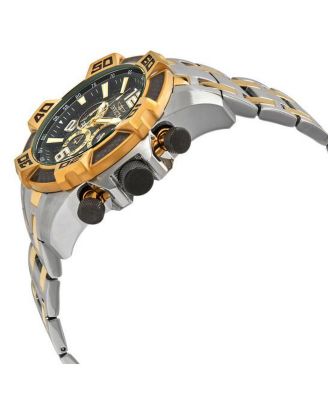 Men's 25856 Pro Diver Quartz Chronograph Black Dial Watch