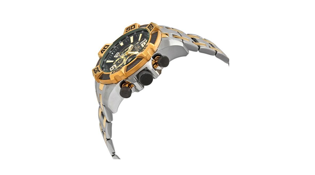 Invicta Men's 25856 Pro Diver Quartz Chronograph Black Dial Watch