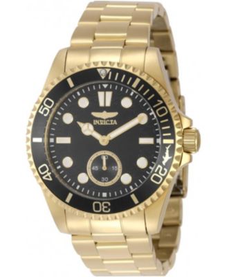 Men's 49429 Pro Diver Quartz VD78 Black Dial Watch