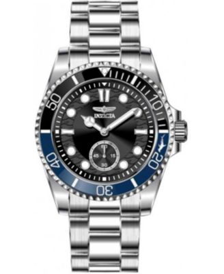 Men's 49437 Pro Diver Quartz VD78 Black Dial Watch